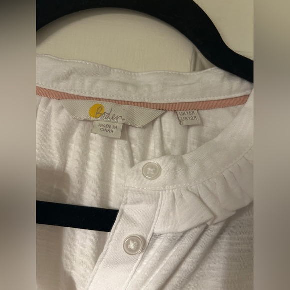 Boden Daphne Frilly Sleeveless Top - Picture 6 of 9